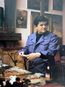 Ota Janeček v ateliéru v Široké ulici [Zdroj: wikipedia]